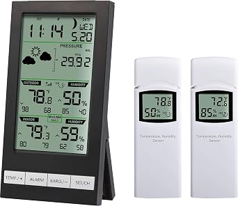 Ambient Weather WS-2700-X2-AC Advanced Wireless Weather Station w/ 2 sensors & AC Adapter