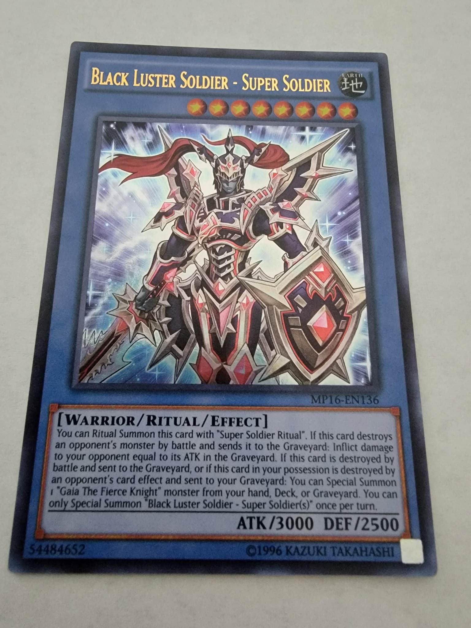 Yu-Gi-Oh! - Black Luster Soldier - Super Soldier (MP16-EN136
