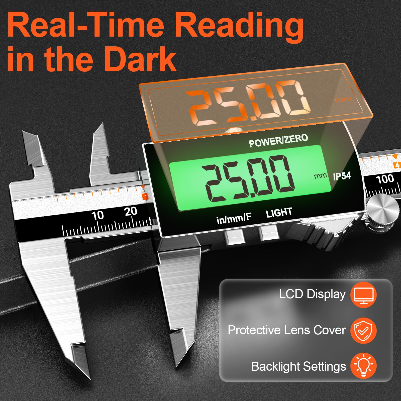 Preciva Digital Calipers - 6 Inch Waterproof -3