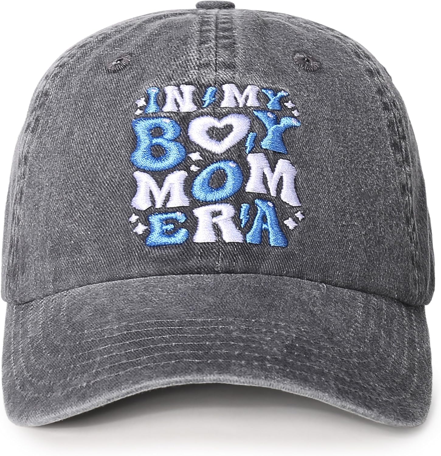 InnoBeta Boy Mom Hat for Women, Boy Mom Gifts for Mothers Day, Christmas, Birthday, Adjustable Embroidered Baseball Cap, Era Gray