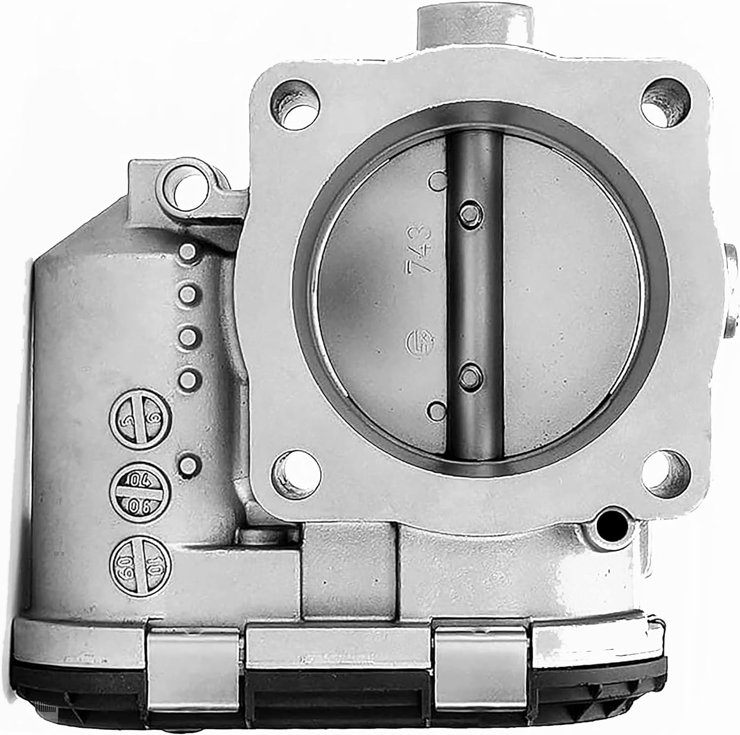 APDTY 133776 Throttle Body Valve Assembly Fits 1.8L Turbo Engine Only On 2000-2006 Audi A4 2001-2005 Audi A4 Quattro 2001-2005 Volkswagen Passat (Replaces VW Audi 06B133062M, 0280750009, S20151)