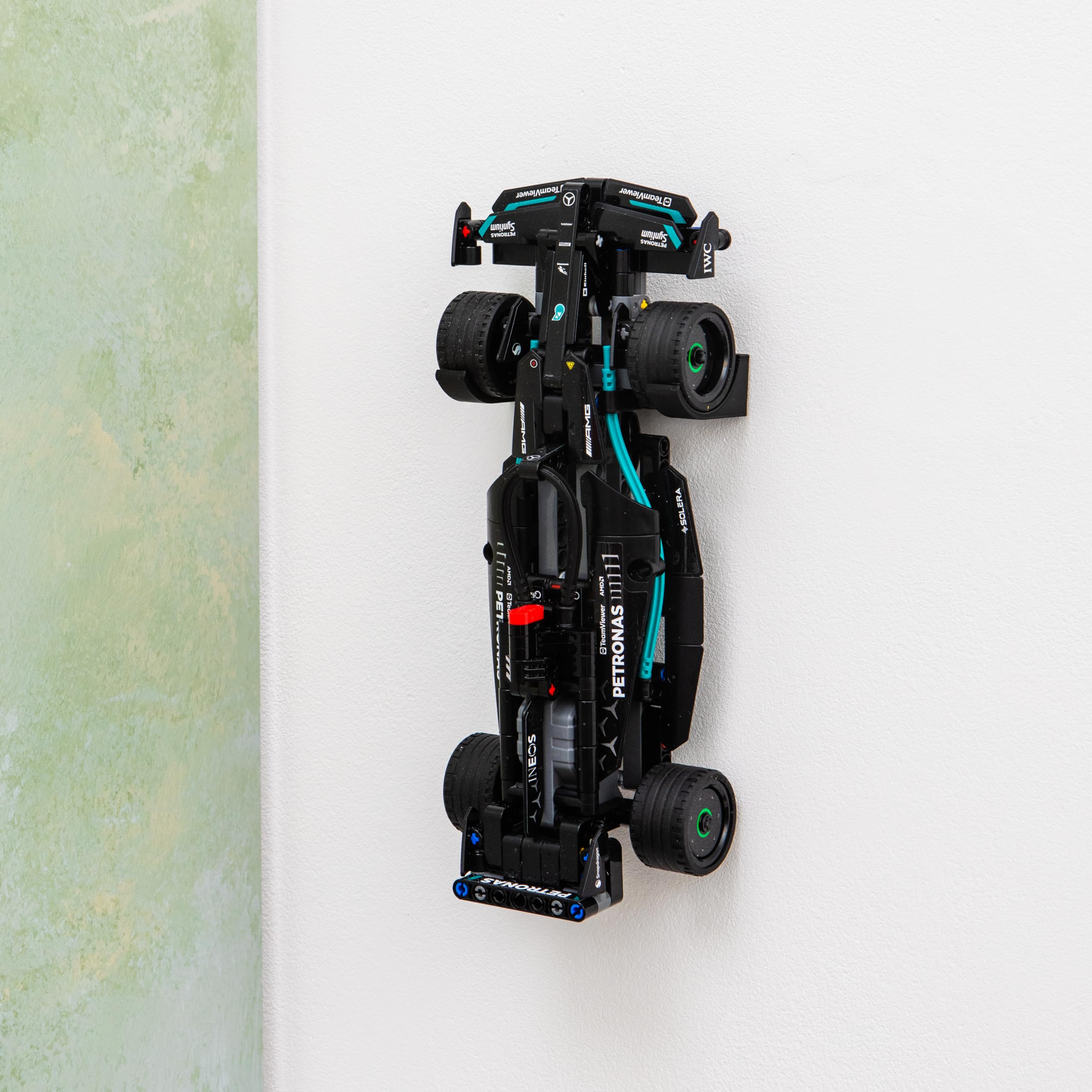 Brickify Wall Mount Compatible With LEGO 42165 Mercedes-AMG Pull-Back Technic Set – Easy to Install – Made in the UK (Car Not Included)