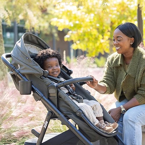 Miniatura 6 de Joie Ginger LX - Cochecito pramette con una sola mano 4 en 1, cochecito y cochecito convertibles, recién nacido a niño pequeño (paloma)