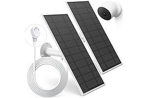 2-Pack Premium 5W Solar Panel for Google Nest Camera Battery