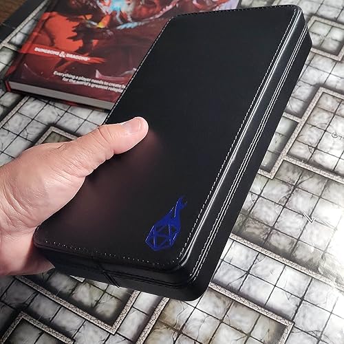 Miniatura 3 de Forged Dice Co. Reliquary - Estuche grande dividido para dados con bandeja de dados para juegos de dados poliédricos, 21 cámaras forradas de