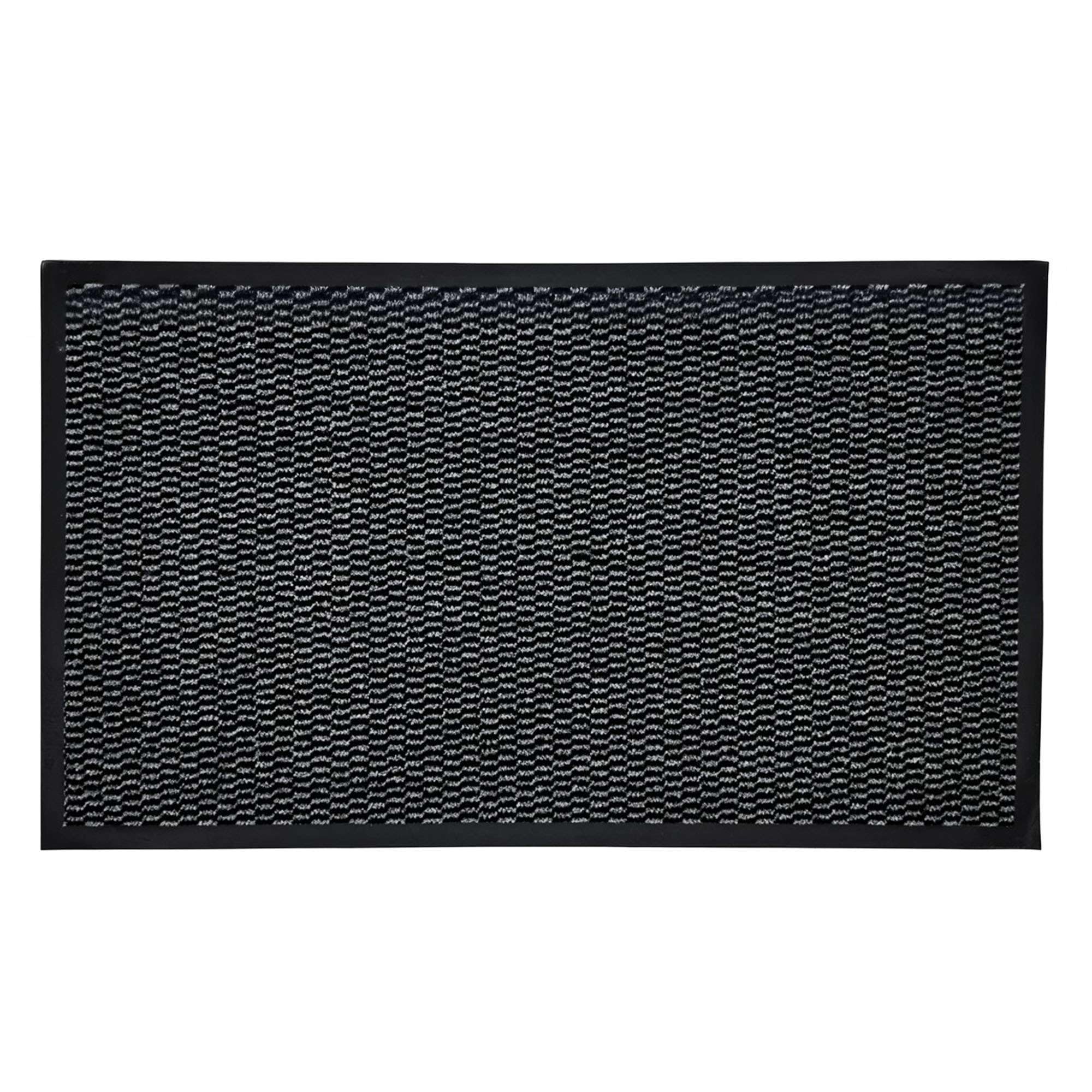 Nicoman Heavy-Duty Indoor Outdoor Door Mat – Non-Slip Rubber Backing, Low Profile Washable Entrance Rug, Absorbent & Durable Entryway Mat for Home, Office (Anthracite, 75 x 44 cm)