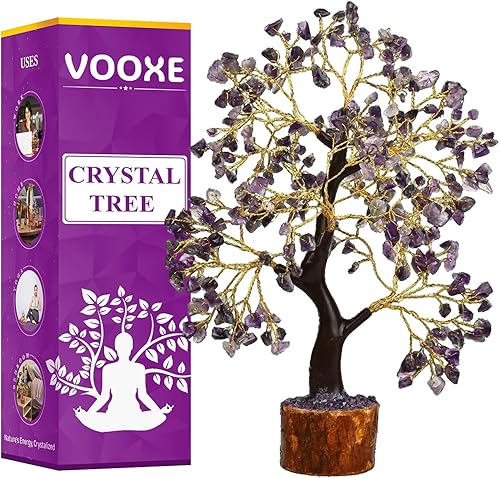 Árbol de cristal de la sabiduría hecho a mano, piedra curativa para el hogar, la oficina y la decoración de escritorio, para hermanas, mujeres,