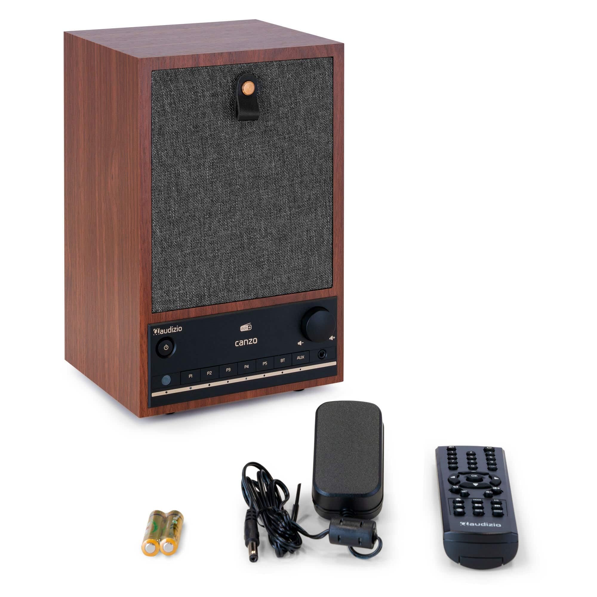 Audizio Canzo Radio DAB Internetradio WLAN Bluetooth 5.3 Digitale Telecomando Cucina Collegamento LAN AUX Line-Out