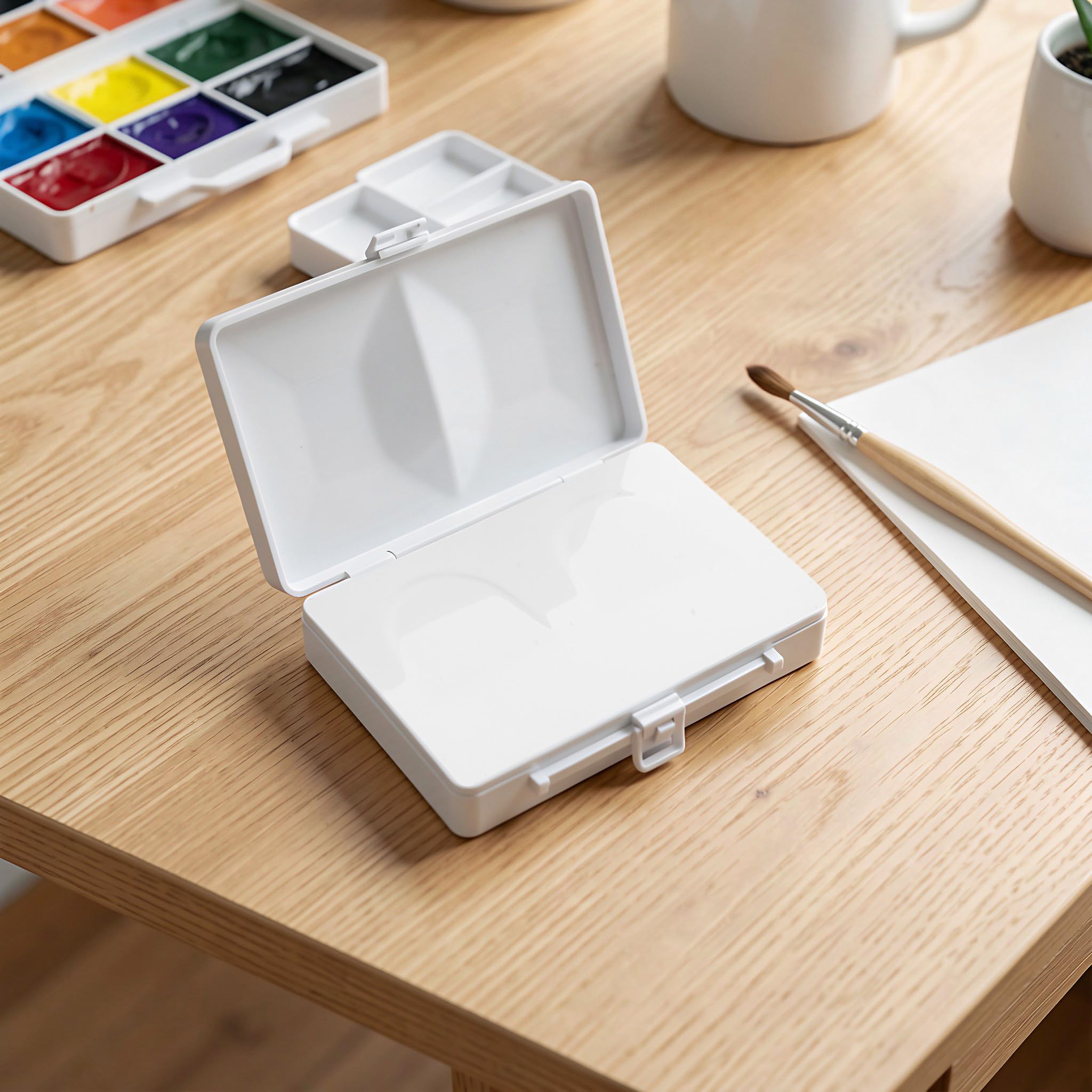 Boîte magnétique pour palettes d'aquarelle, coffret de