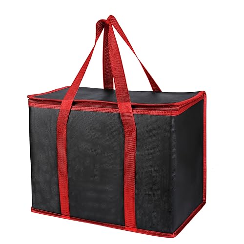 Paquete de 2 bolsas térmicas Chillout jumbo, bolsas plegables aisladas y reutilizables para entrega de alimentos para alimentos, comidas, artículos