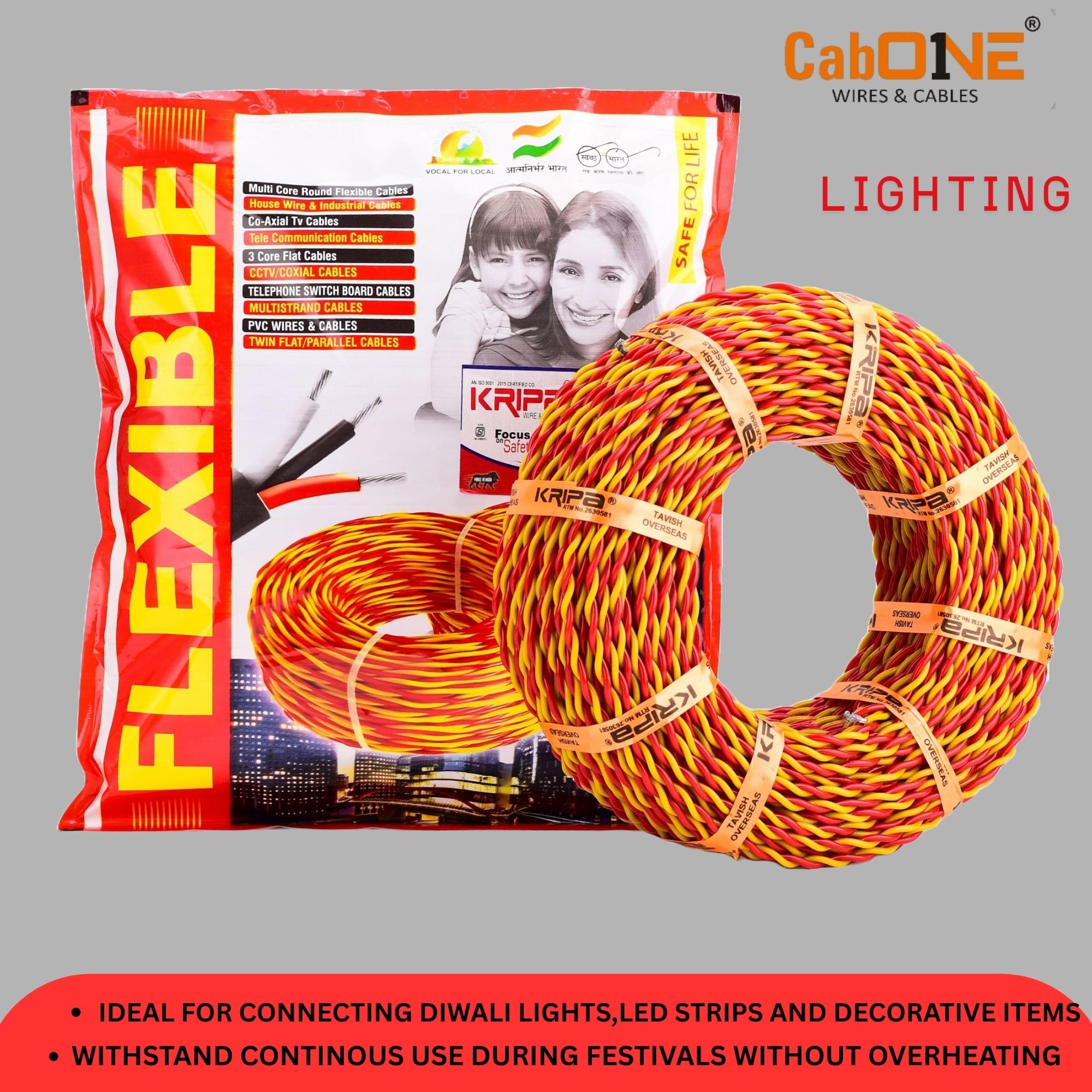 CabONE Copper Wire - 90m, Heat Resistant & FREE SHIPPING -5