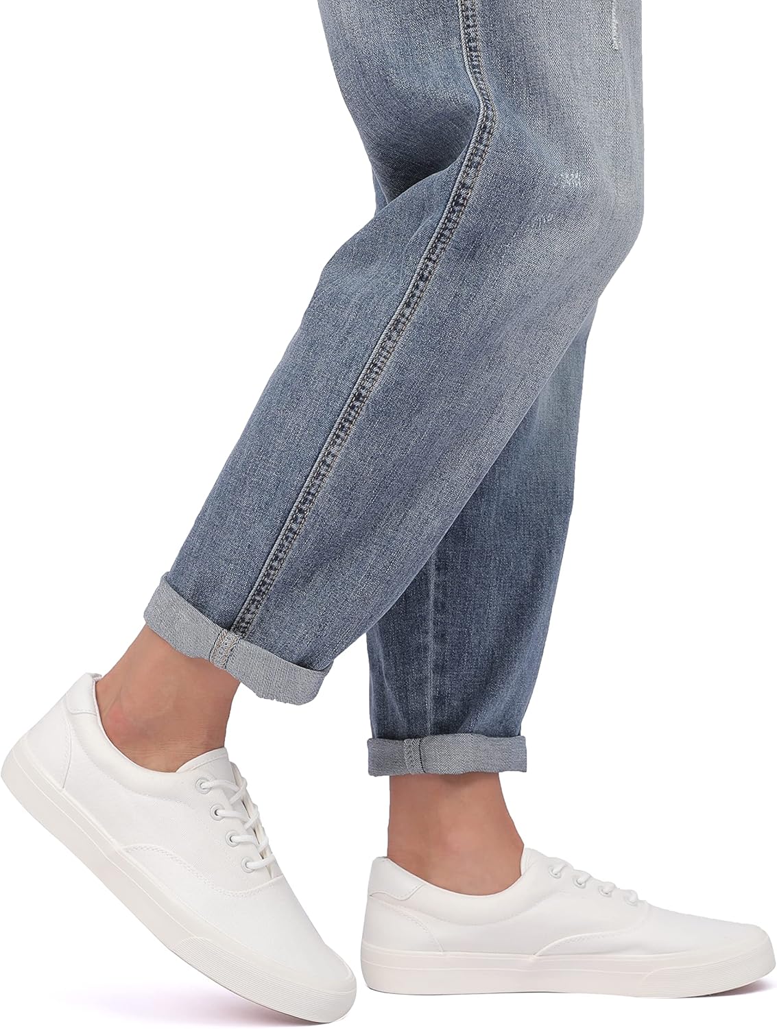 Men's Black Classic Low Top Shoes Canvas Fashion Sneaker with Soft Insole Causal Dress Shoes for Men Comfortable Walking Shoes - Image 2