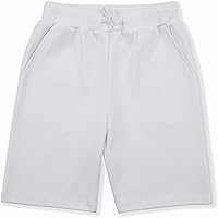 DOTDOG Kids Unisex Soft Healthy Sports Fabric Pull-on Jogger Sweat Shorts Basic Casual Shorts for Boys or Girls 3-12 Years