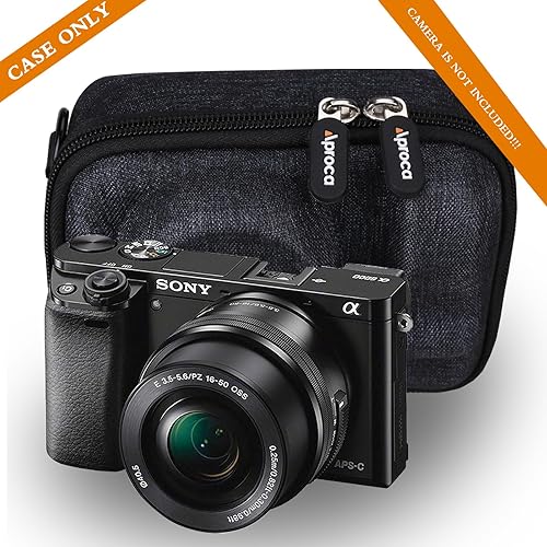 Miniatura 5 de Aproca Funda protectora de viaje de almacenamiento duro, para cámara digital sin espejo Sony Alpha a6000