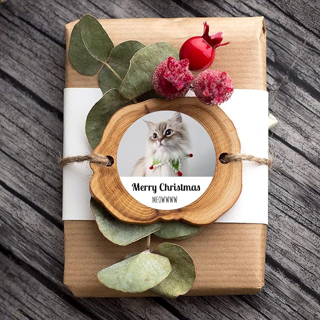 Foto 4 de 8 de Etiquetas adhesivas con foto para mascotas. Pegatinas personalizadas con dos textos para los más divertidos…
