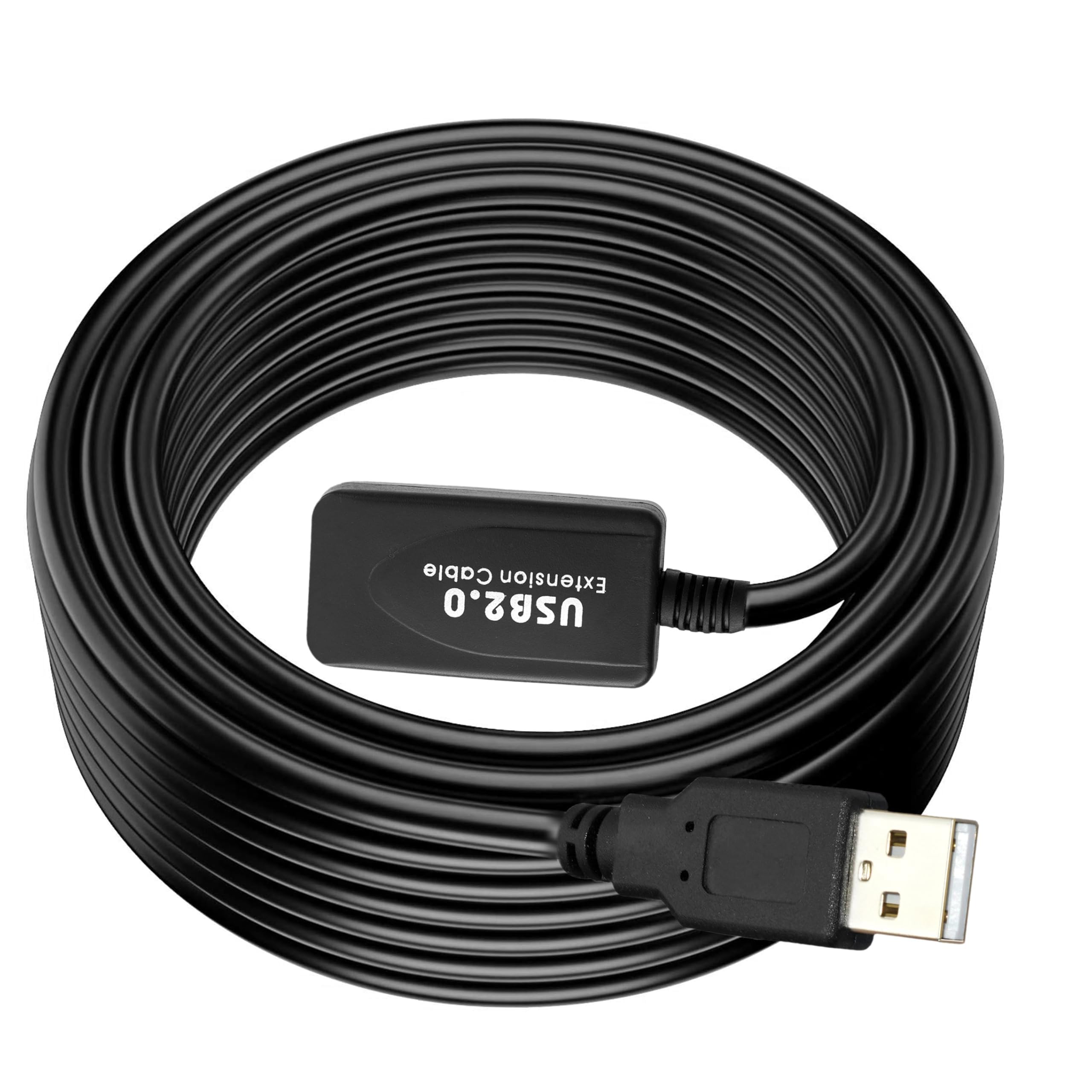 Storite 10 M Active USB 2.0 Male to Female Active Extension/Repeater Cable, Data Transfer Cord Compatible with Printer, Camera, Webcam - Black-picture-29