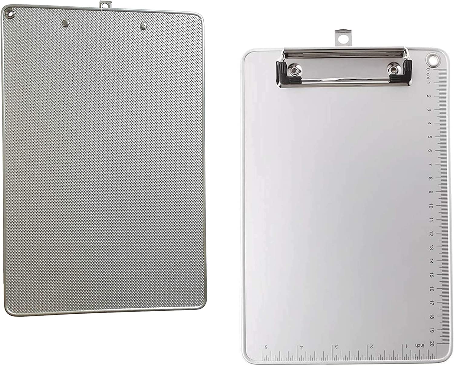 6 Pièces Porte-bloc A4 Avec Pince, Transparent Plastique Clip Planches Pour Papier D'écriture