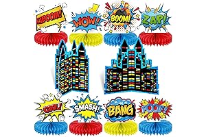 Set of 10 Avengers Table Decorations