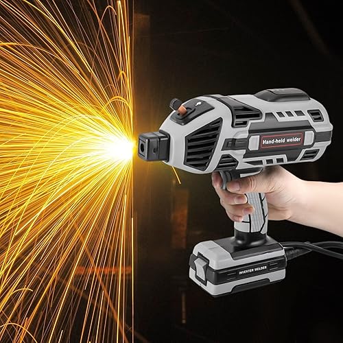 Miniatura 3 de Máquina de soldadura de mano, 110V 4600W IGBT Máquina de soldadura de mano de pie, 6 ajustes de corriente variable adecuados para fabricación de