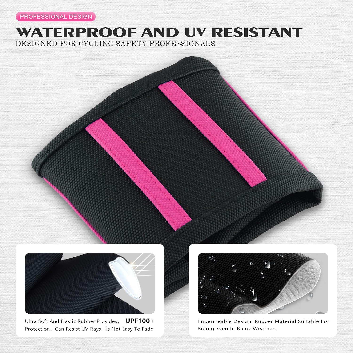 Ebike Seat Cover for Yozma IN10 - Motorcycle Electric Bike Seat Cover Compatible with Yozma in 10 (Pink)