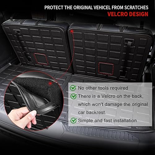 Miniatura 4 de Thinzyou Alfombrillas de suelo compatibles con Ford Explorer 2020-2023, alfombrilla de carga de elastómero termoplástico, protector de asiento