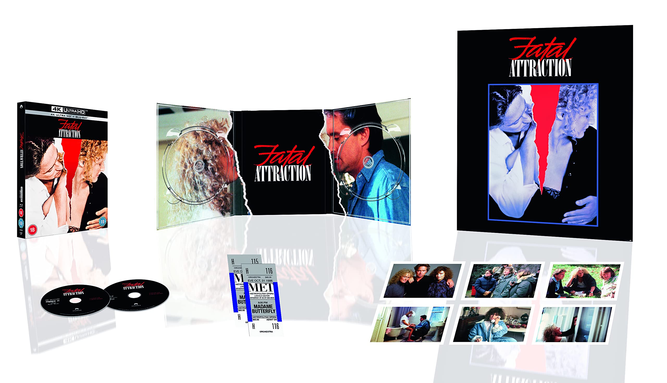 Fatal Attraction Collector's Edition 4K & Blu Ray