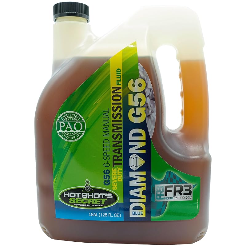 Fluido para transmissão manual SAE 50 Hot Shot's Secret Blue Diamond G56 – 1 galão (3,79 L)