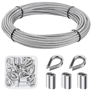 HELIFOUNER Cable Railing Kits, 1/8