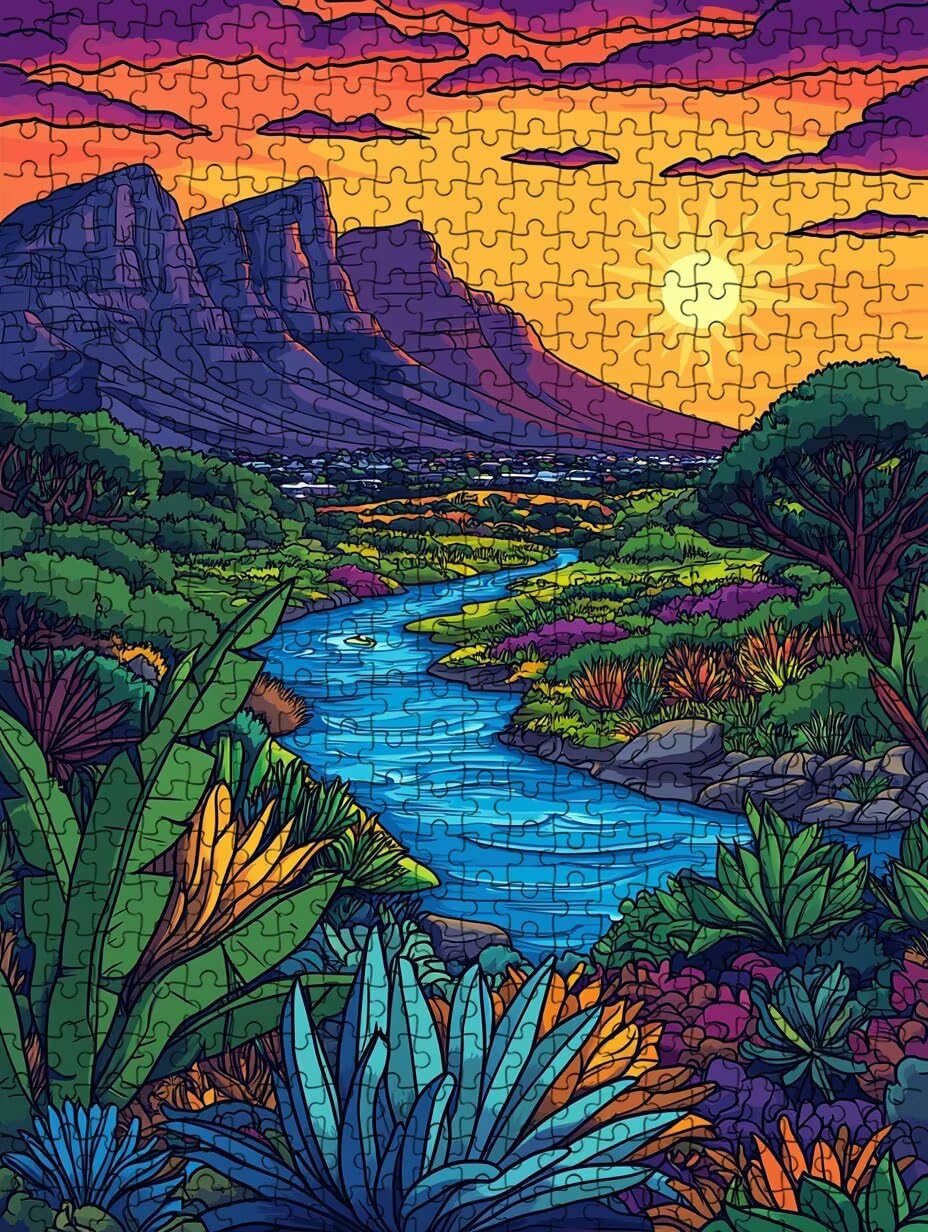 Puzzle 4000 Pezzi, Il Sole Del Deserto 3D Puzzle per Adulti Impegnativo, Educa Puzzles Artistico, Divertente E Stimolante Puzzles Decorativo per La Famiglia, Regalo e Decorazione Pareti DX0YL6-811