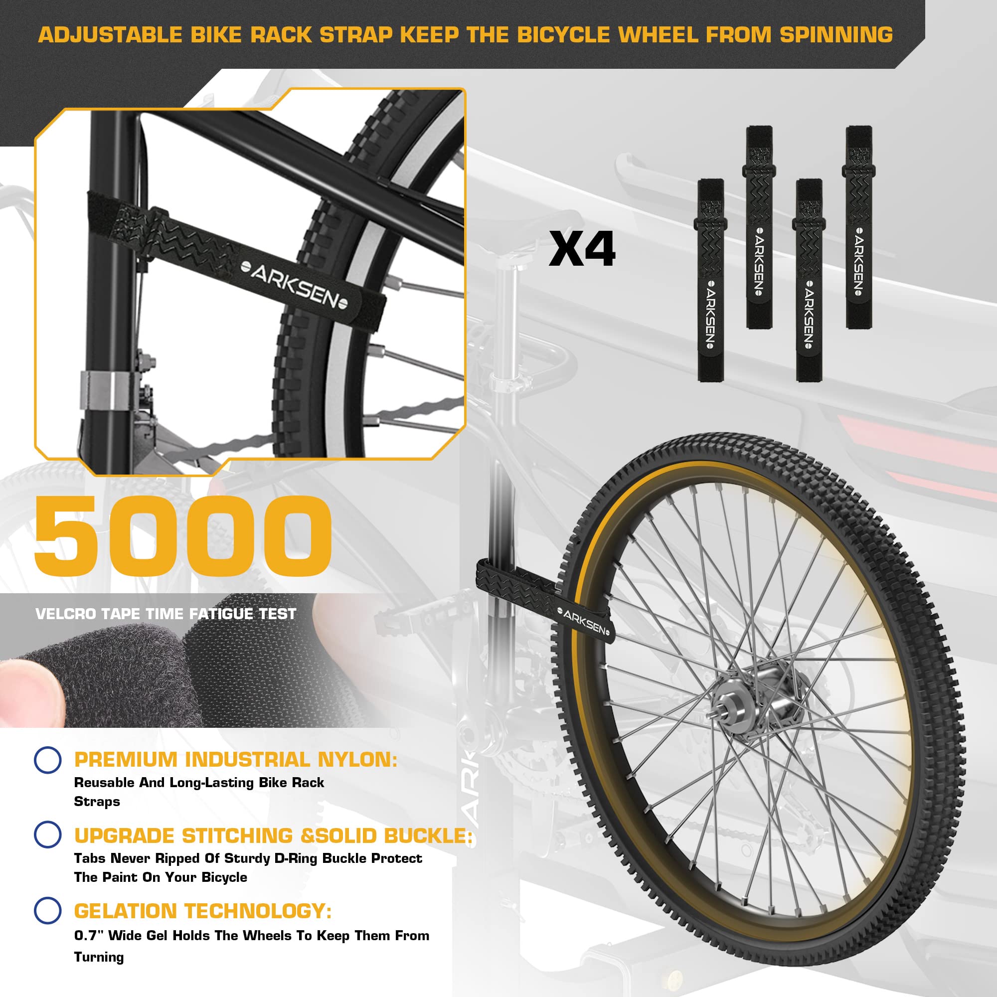 Amazon.co.jp: Arksen 自転車ラック ヒッチマウント スイングダウン