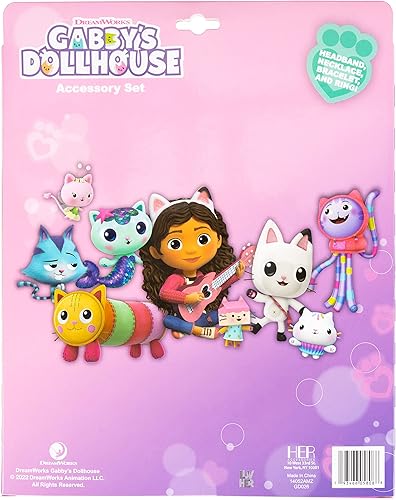 Miniatura 7 de LUV HER Diademas para niñas Joyas para niñas Juego de vestir todo en uno Caja de regalo Diadema Juego de joyas Juego de 4 piezas (diadema para