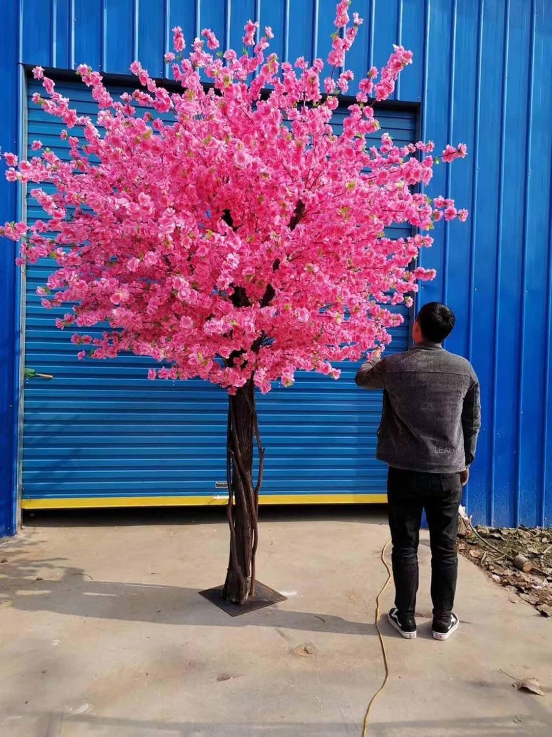 Indoor Artificial Cherry Trees Handmade Natural Fake Cherry