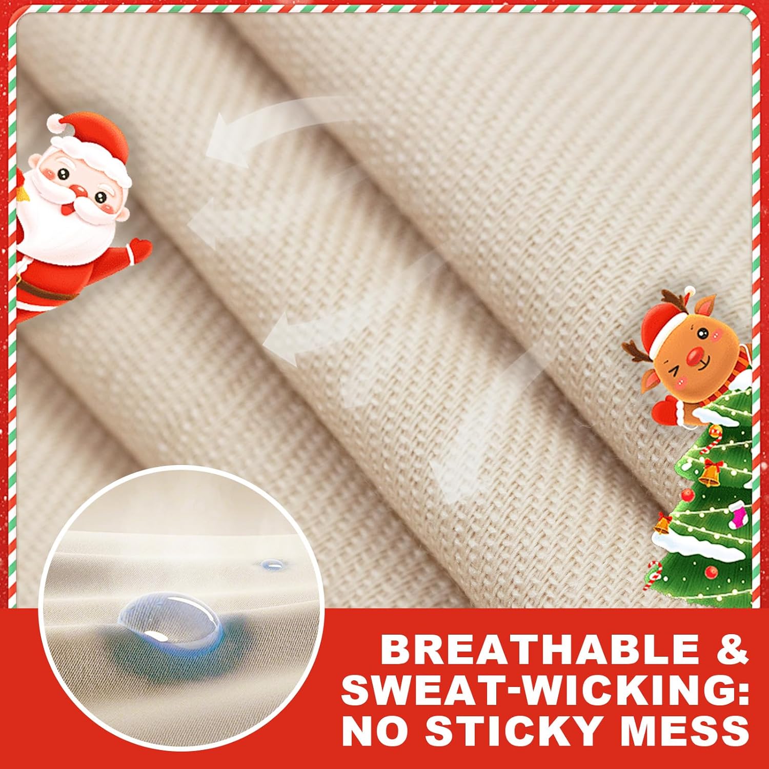 12pcs Christmas Knitted Scarves with Fringes Bulk Pashmina Shawls and Wrap Gift Set for Christmas Party Photo - Image 5