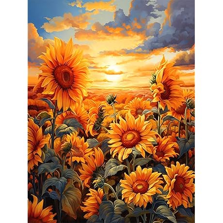 Captivating Sunflower Diamond Painting Kits for Creative Expression