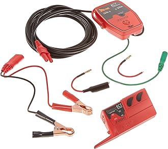 Power Probe ECT3000B Short/Open Circuit Finder, Includes Transmitter & Receiver, Visual + Sound Wire Tracing, Sensitivity 1–8 in (3–20 cm), Auto Shut-Off, Tool Only