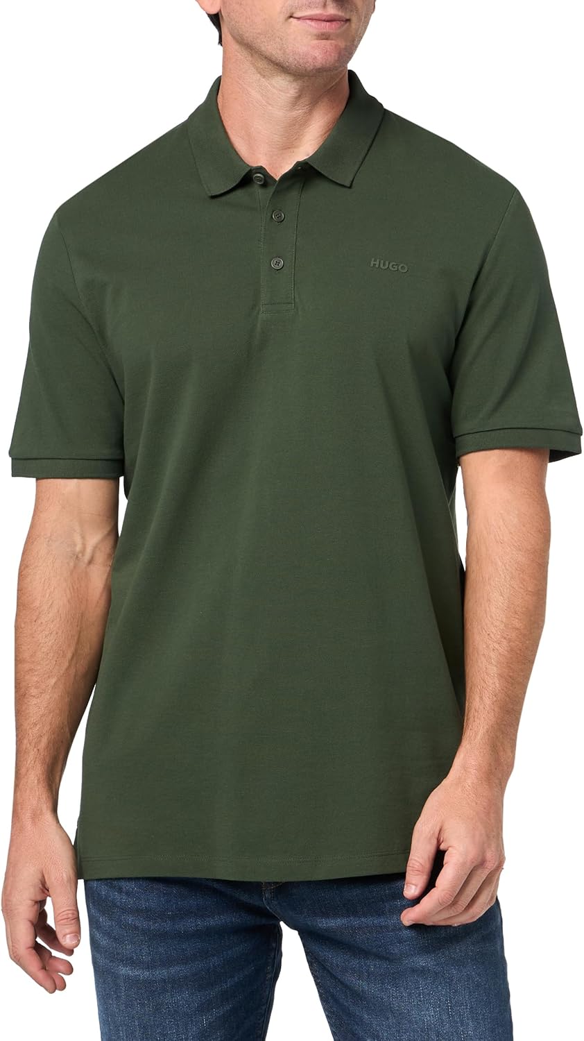 Hugo Mens Regular Fit Reversed Logo Short Sleeve Polo Shirt