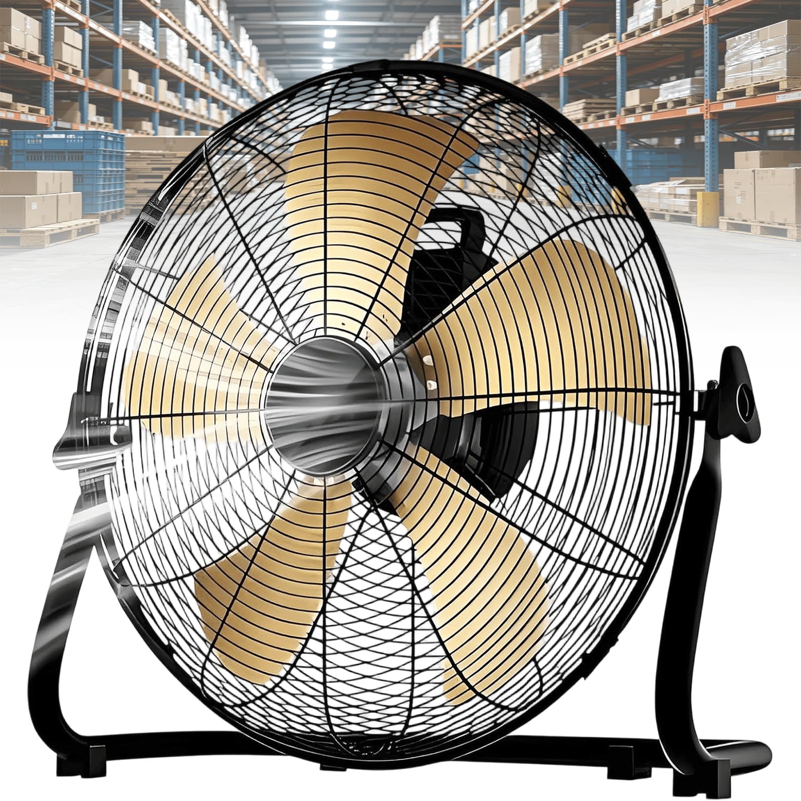 4000CFM Ventilatore Portatile Ventola industriale in metallo a 4 velocità