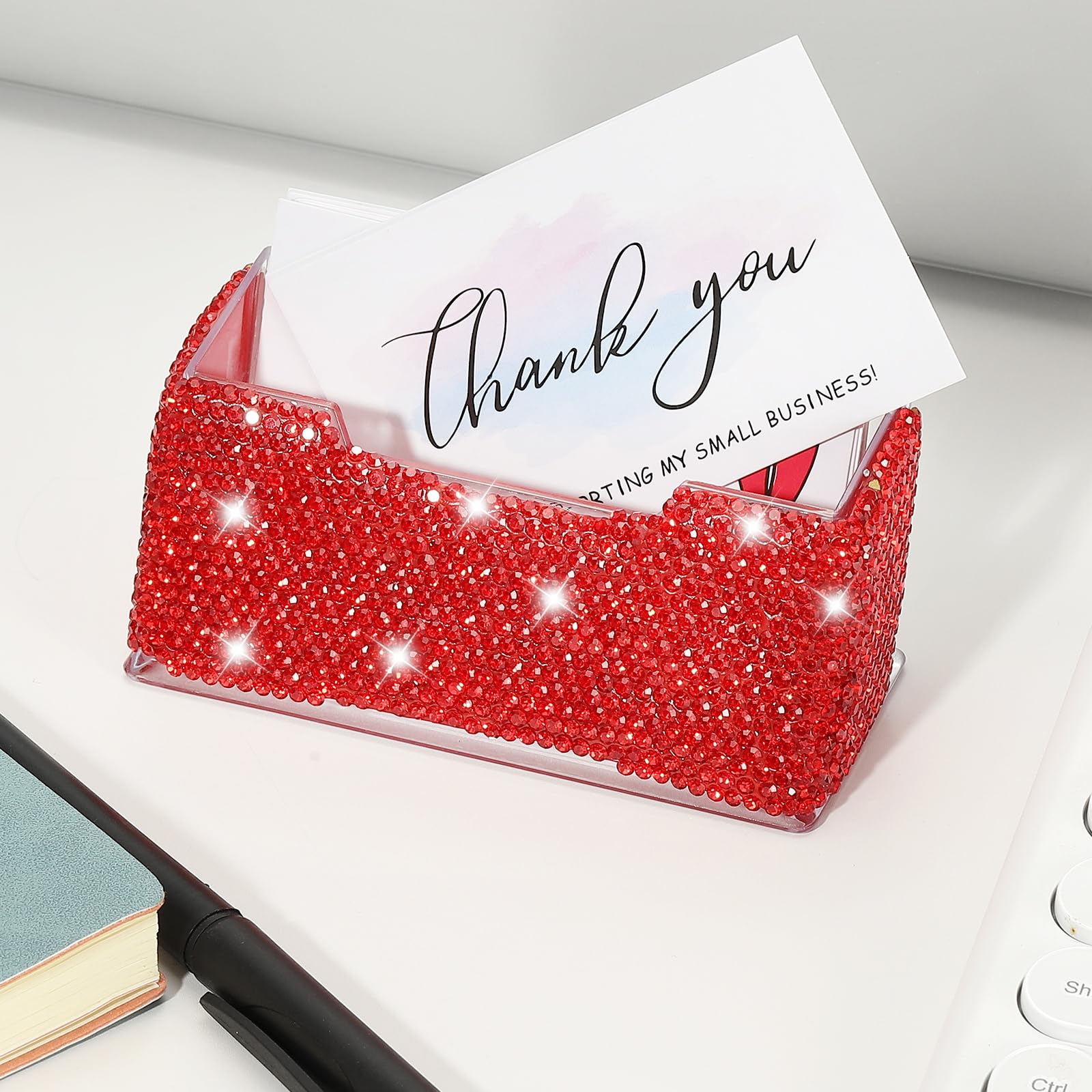 PATIKIL Rhinestone Business Card Holder - Image 3