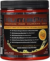 Vista 15 de Humapro Matriz de aminoácidos y proteínas para seres humanos 99% de utilización para músculo magro Vegano, sin gluten 334g / 45 porciones