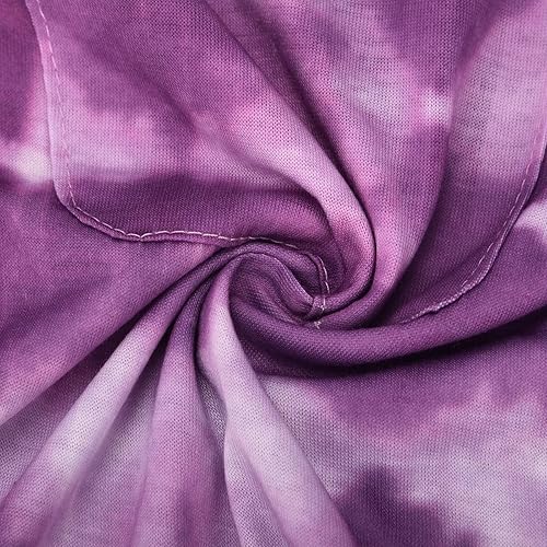 Miniatura 6 de Camisas con botones de teñido anudado para mujer, estilo casual, de manga larga, con solapa, para otoño, blusas elegantes con bolsillo