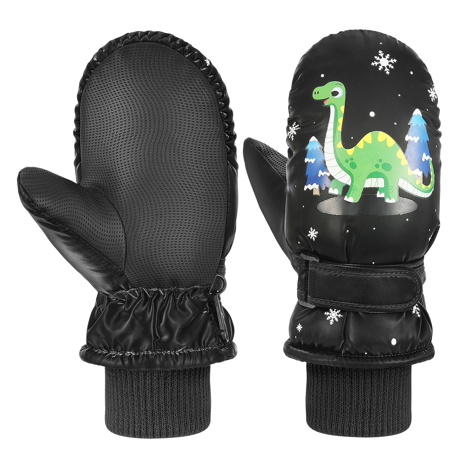 MoKo Toddler Mittens Snow Gloves - Waterproof Non-Slip Ski Gloves Snow Mitten for Skiing Snowboarding Outdoor Activities