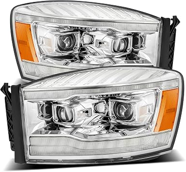 AlphaRex PRO-Series 2006-2008 Dodge Ram Projector Headlights - Chrome