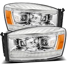 AlphaRex PRO-Series 2006-2008 Dodge Ram Projector Headlights - Chrome