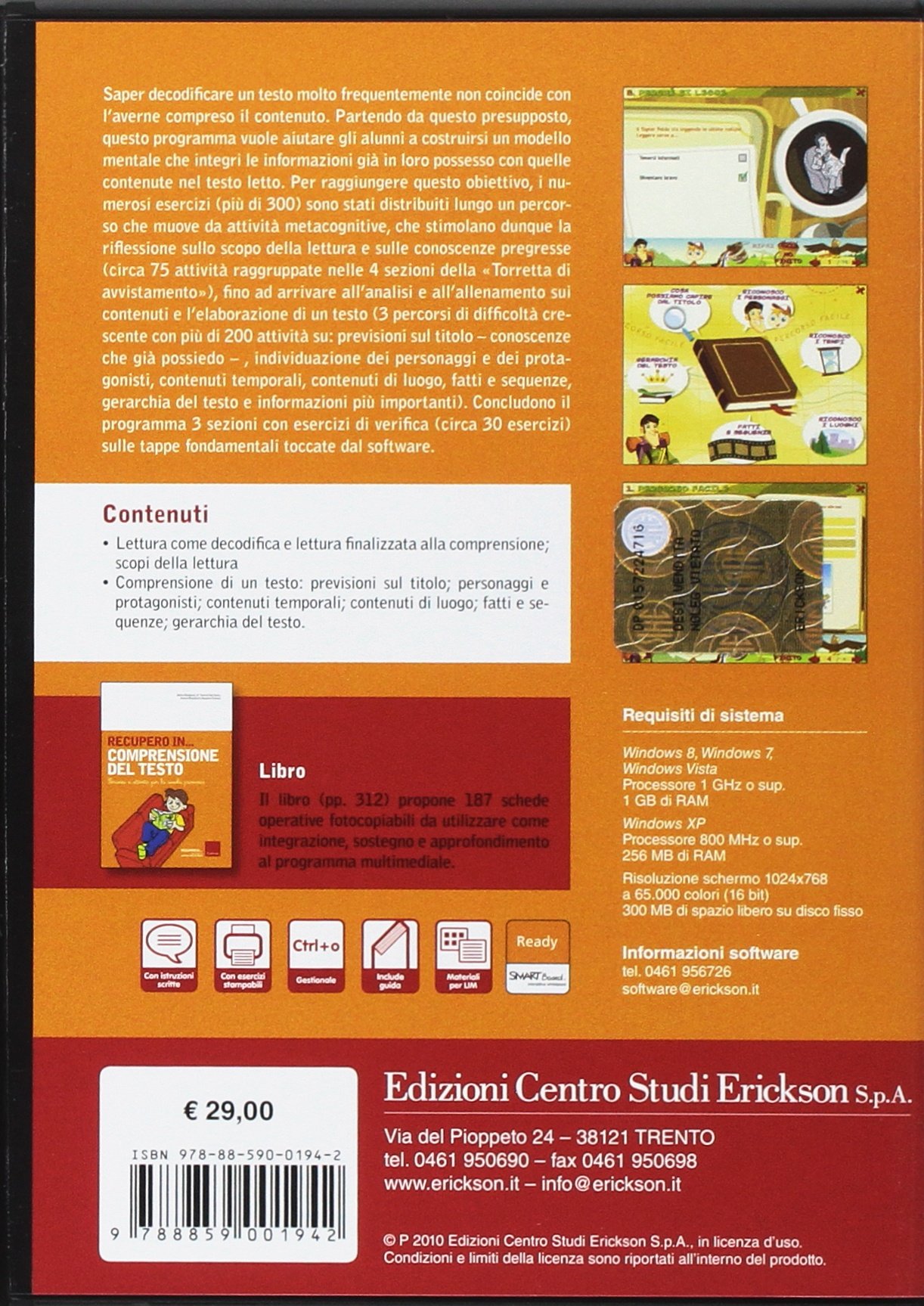 Recupero in... comprensione del testo. Percorsi e attività per la scuola primaria. CD-ROM