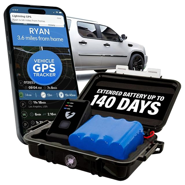 Lightning GPS GL300 Tracker Device for Vehicles w Magnetic Case and Battery Real-Time GPS Tracking Vehicle Fleet Monitoring