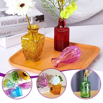 カトリーヌメミ　ビンテージ花瓶3点セット Amazon.co.jp: ガラス3の花瓶 ミニつぼみの セット ビンテージ