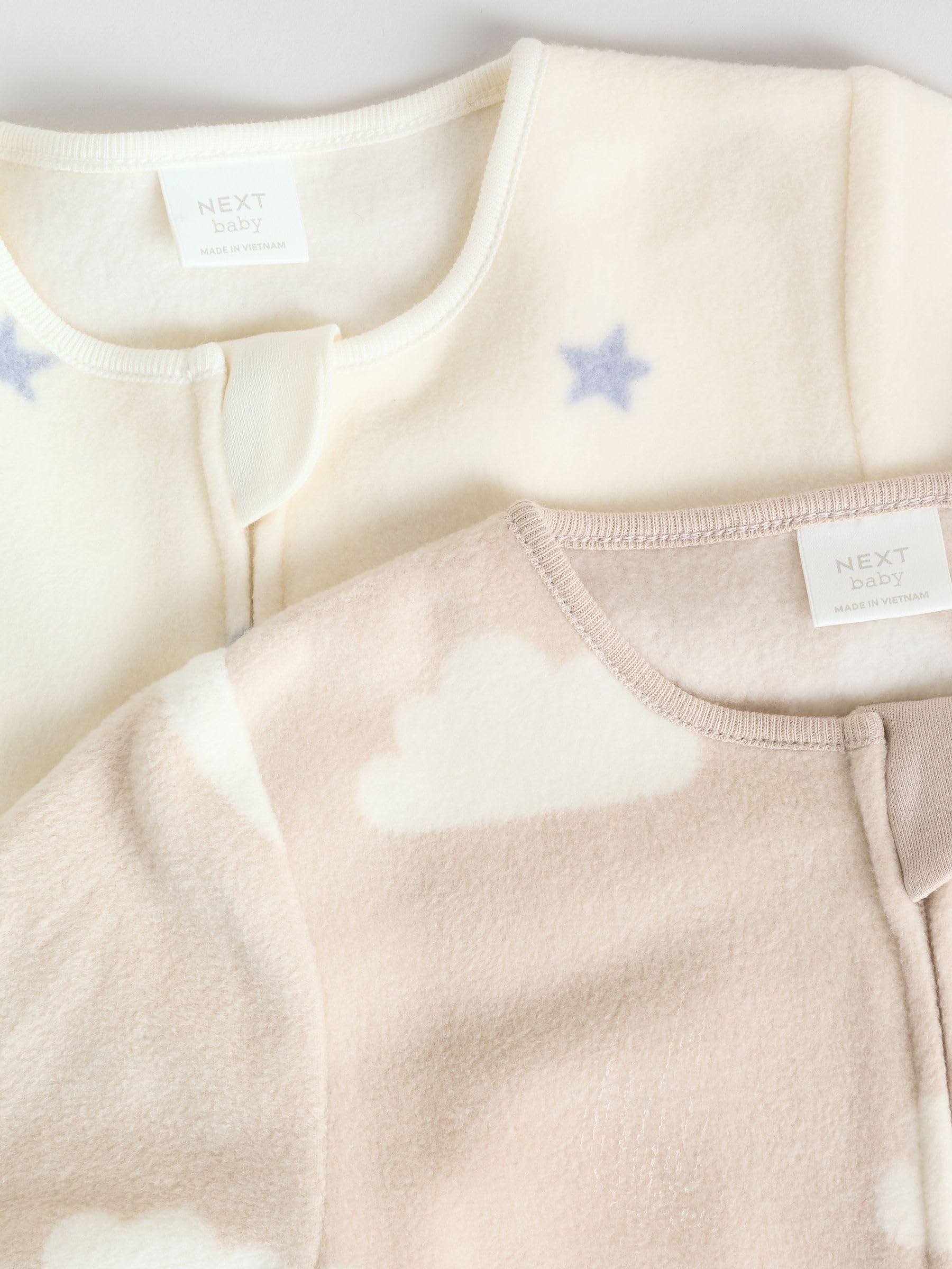 NEXT Bébé Dors-Bien en Micro-Polaire avec Fermeture zippée Double-Sens, Lot de 2