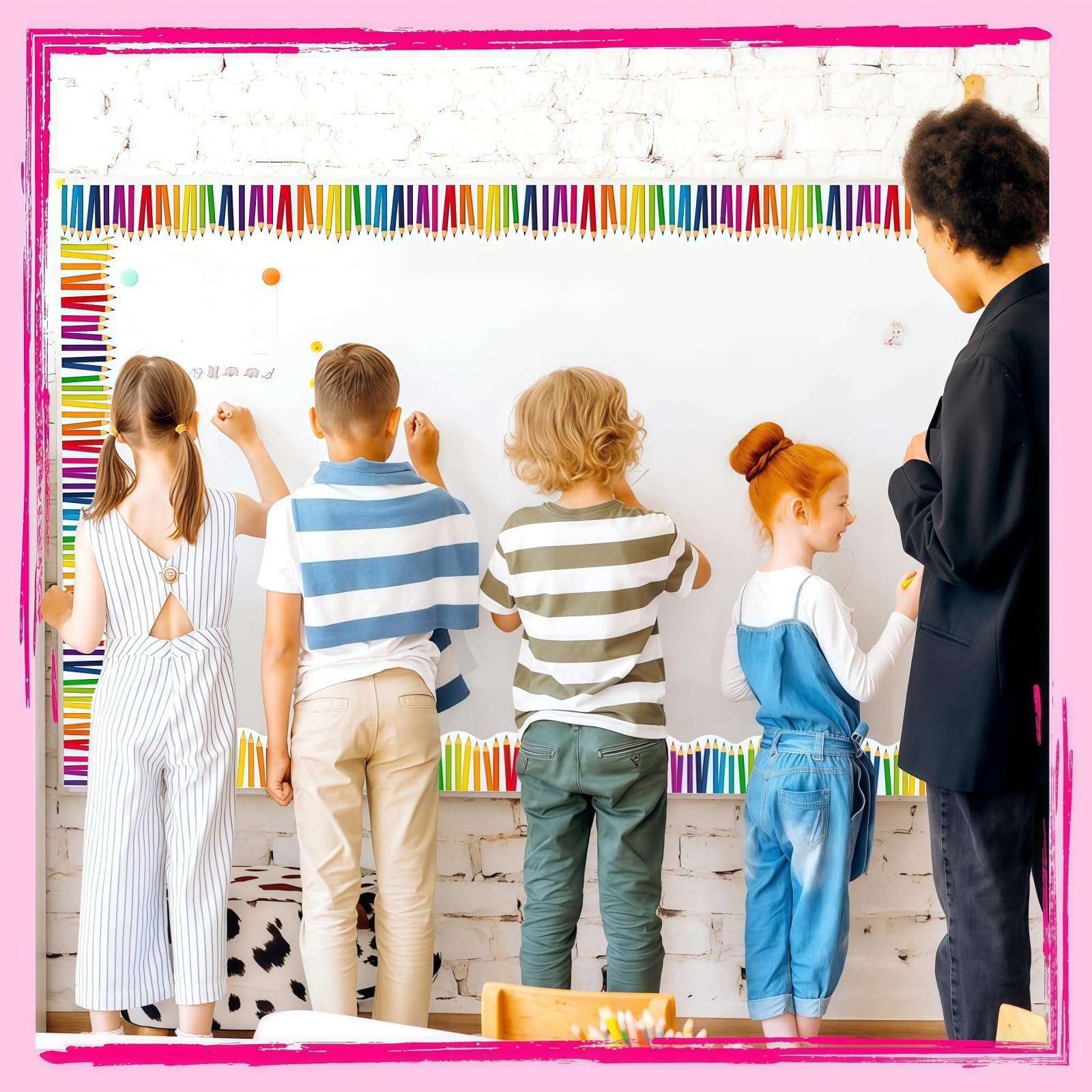 Bulletin Board Borders,Display Borders Classroom Decoration,Green ...