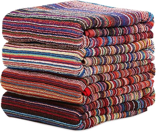 Miniatura 6 de BolBom*S Hammam Classic - Toallas de playa de algodón de 30 x 60 pulgadas, toallas de playa suaves de gran tamaño para adultos, toallas de baño de