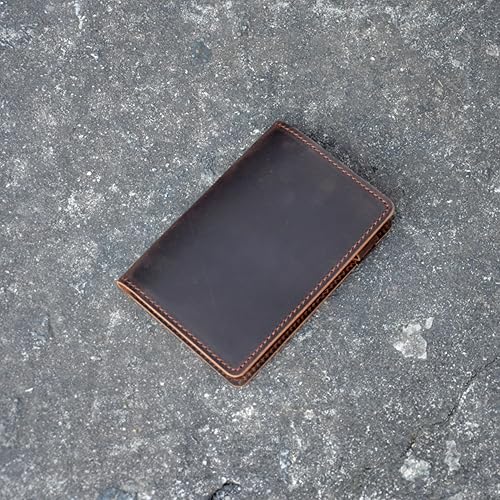 Miniatura 3 de YIYUS Funda de cuero compatible con mini cuadernos Rite in the Rain y Rocketbook tapa de cuaderno en espiral superior soporte de notas para notas